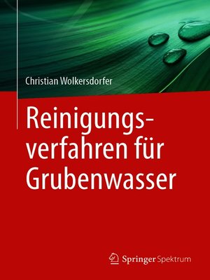 cover image of Reinigungsverfahren für Grubenwasser